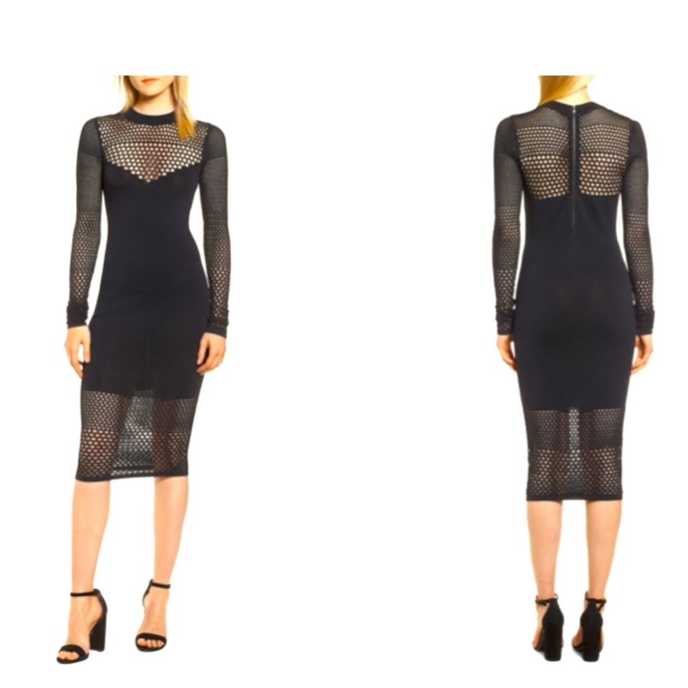 Bailey 44 Black Decoy Sweater dress